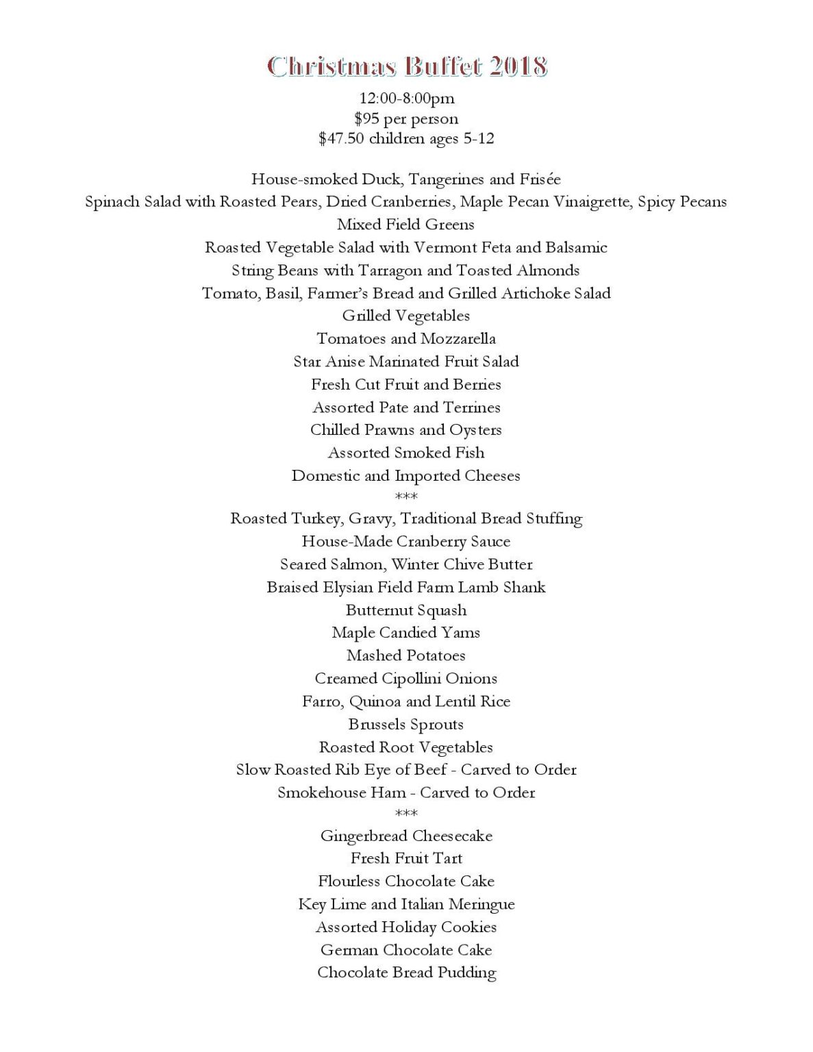 Special Christmas Hours Harvard Square