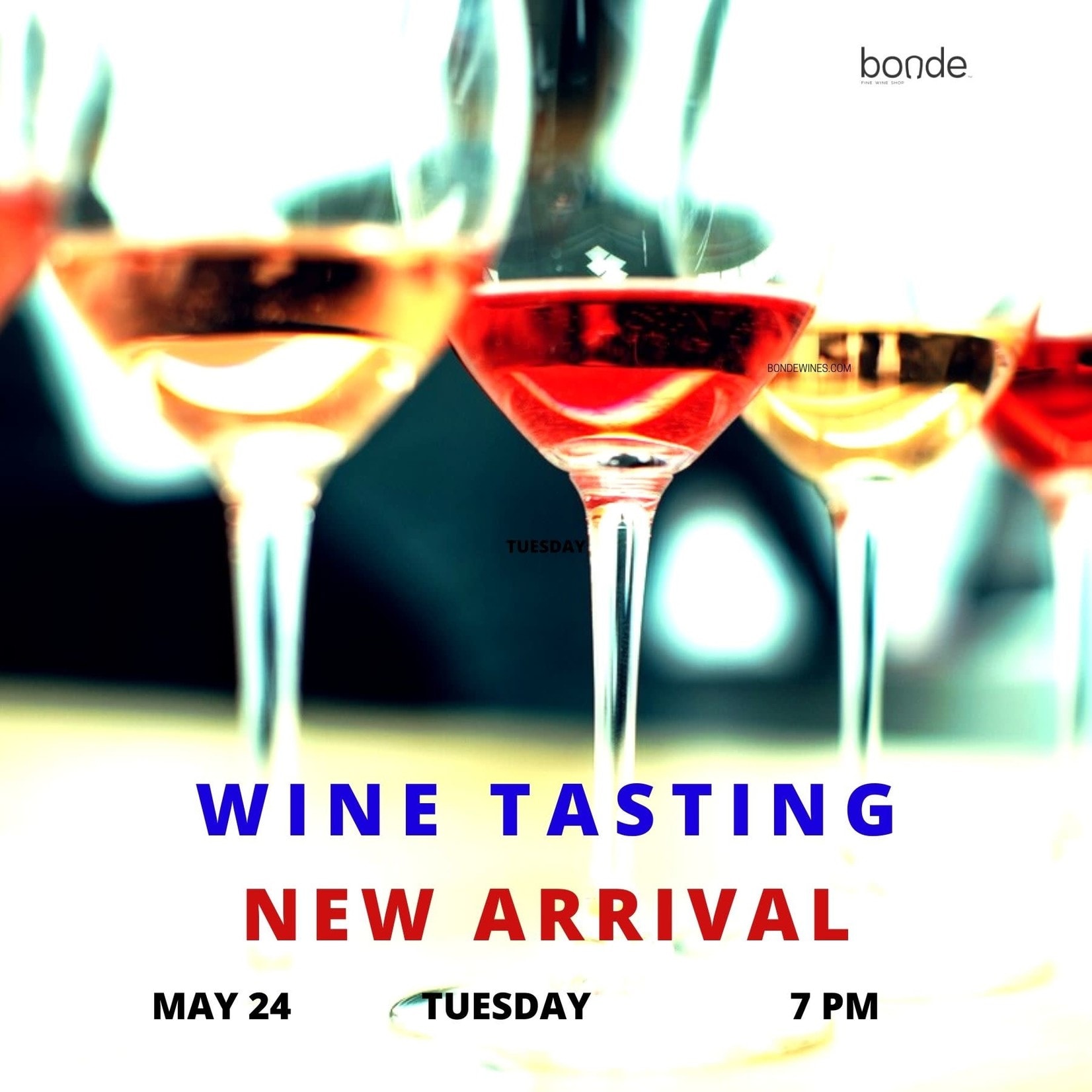 Tuesday Wine Tasting - New Summer Wines - May 24 - 7:00 p.m.