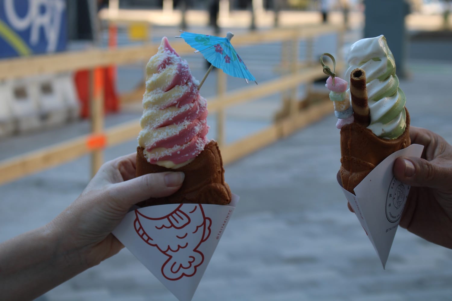 Taiyaki NYC’s cones are an adaptation of an eponymous traditional Japanese treat.