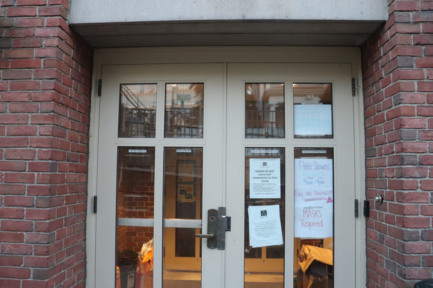 Harvard Square Homeless Shelter, established in 1993, operates out of the basement of University Lutheran Church on 66 Winthrop St.