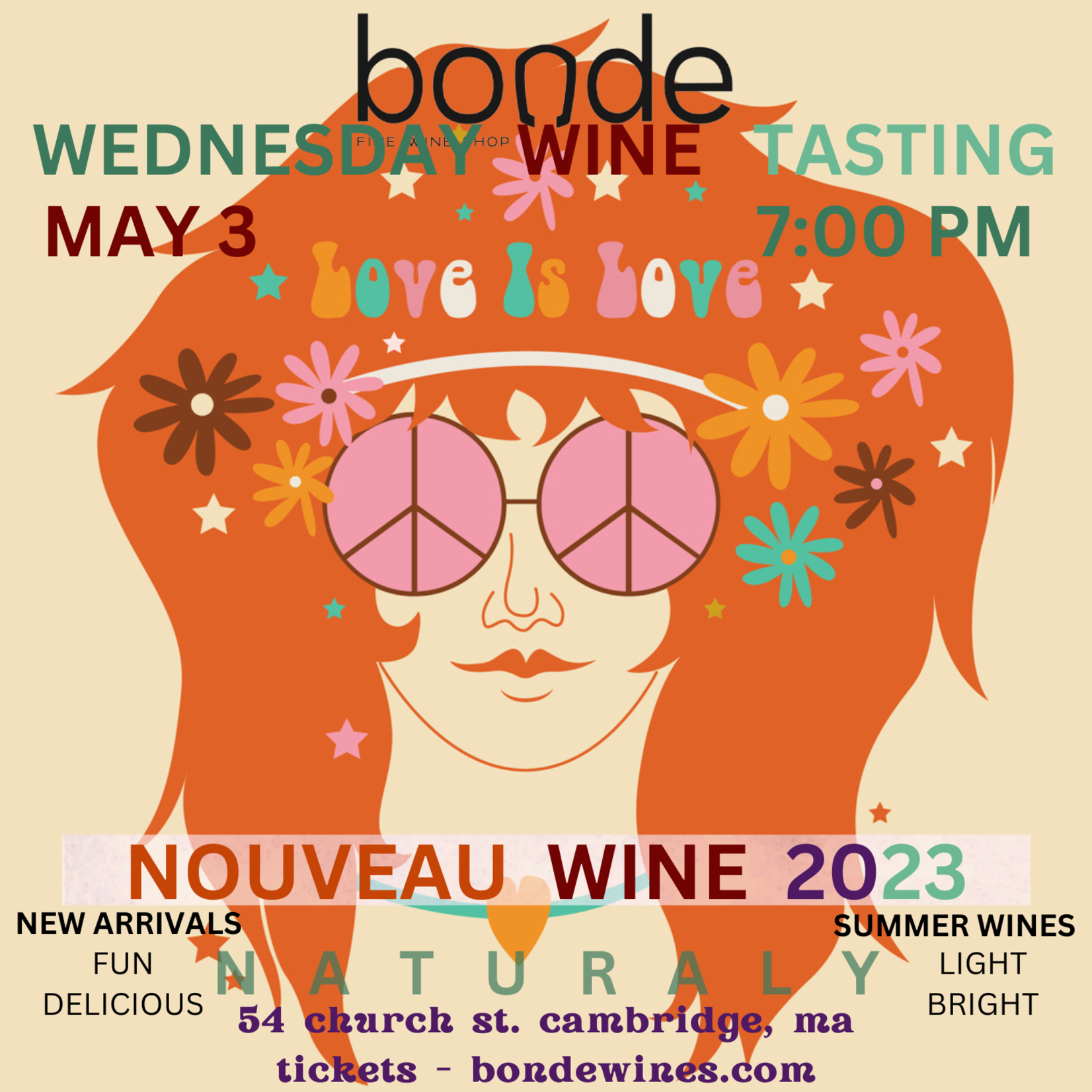 Nouveau Wines: Fun and Fresh - Wine Tasting & Class - Wednesday May 3, 7:00 p.m.