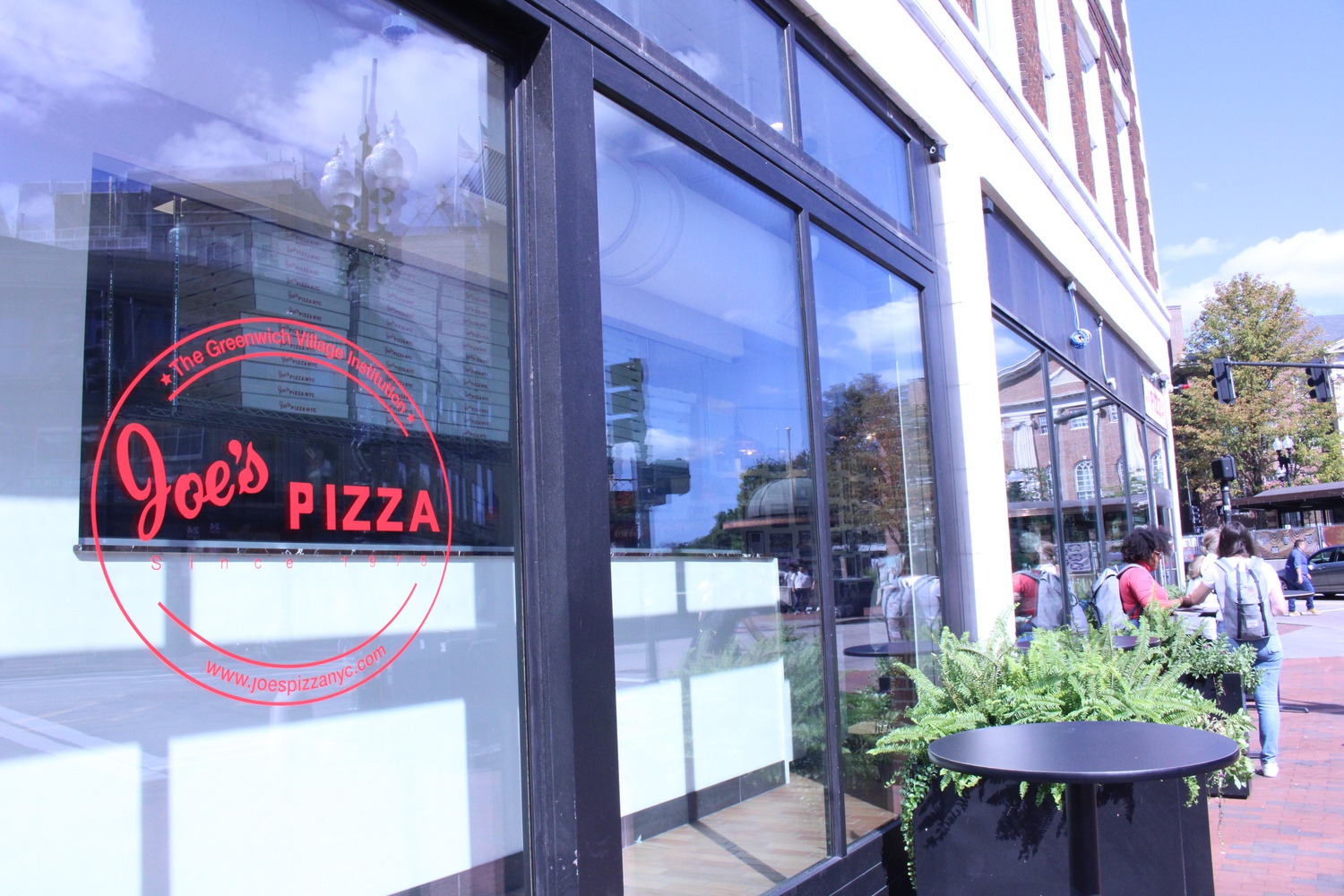 Joe's Pizza is located at 3 Brattle St., the former storefront of Milk Bar and &amp;pizza.