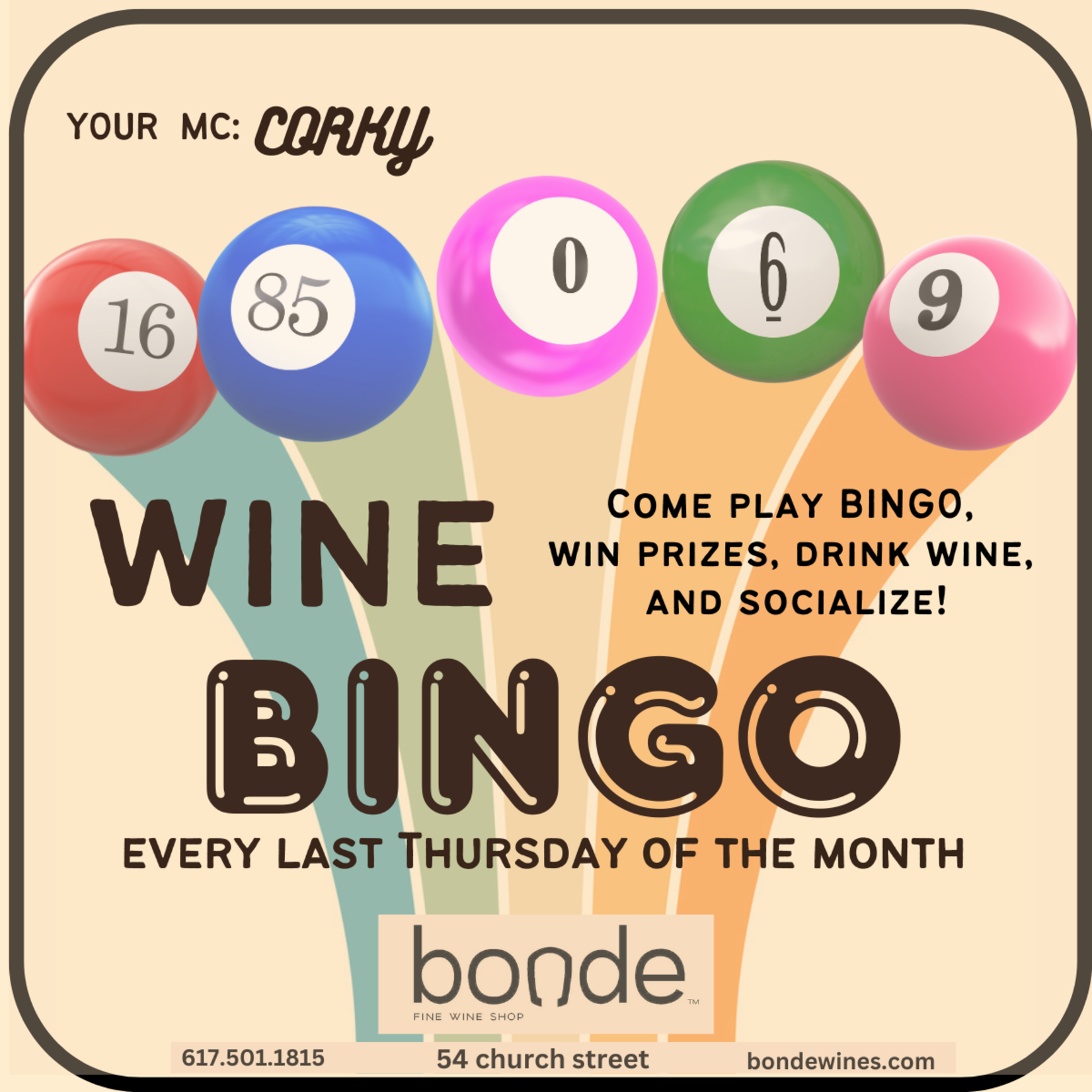 Wine Bingo Night: USA Wine Regions - Thursday January 25th 2024