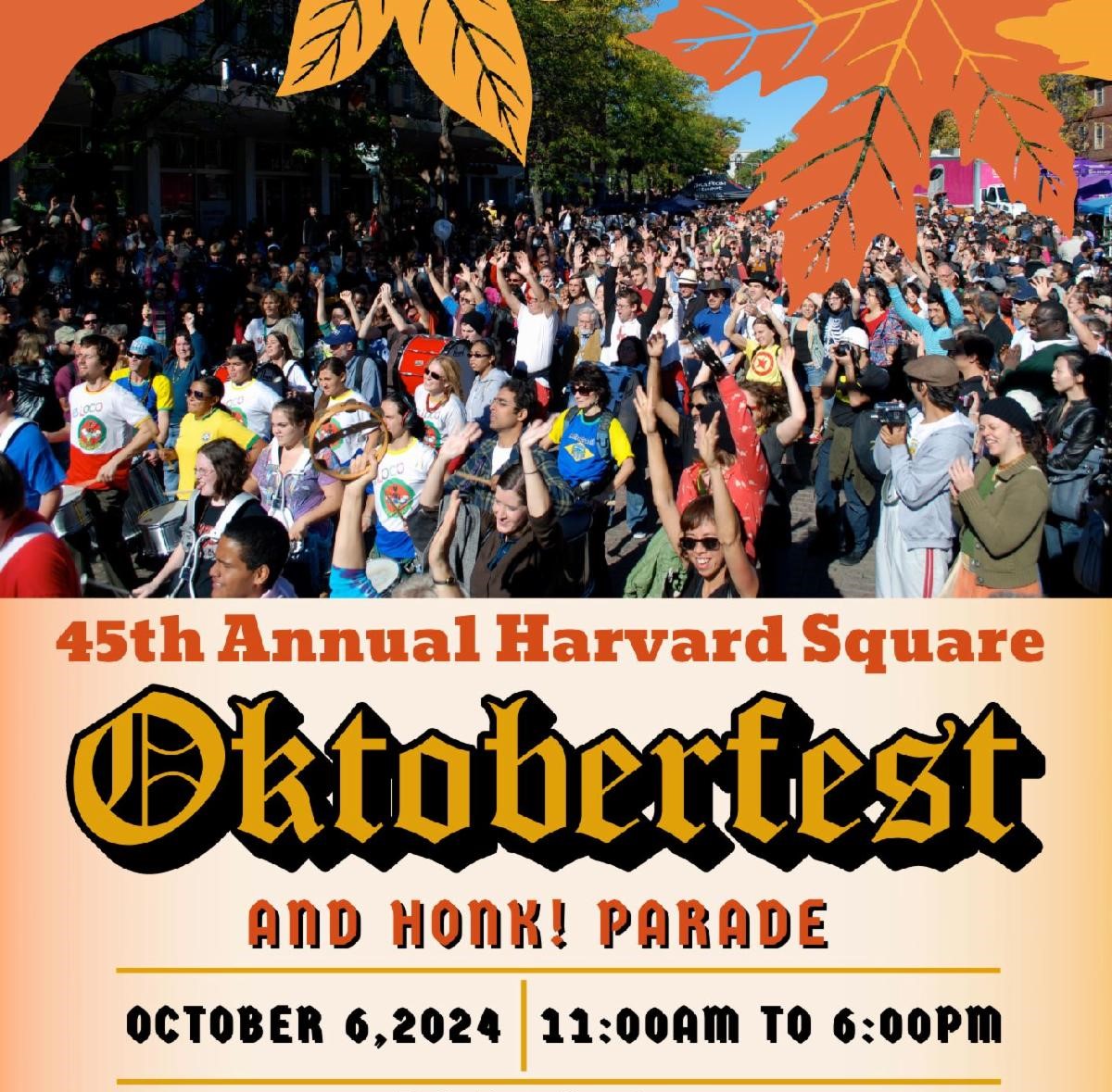 45th Annual Oktoberfest and HONK! Parade - Harvard Square