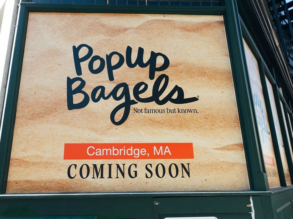 PopUp Bagels Cambridge